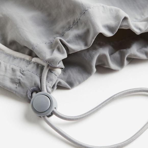 Light Grey Parachute Pants - Picture 2 of 5